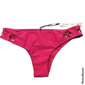 NWT Cami and Jax Lucy Hipster Macrame Bikini XL